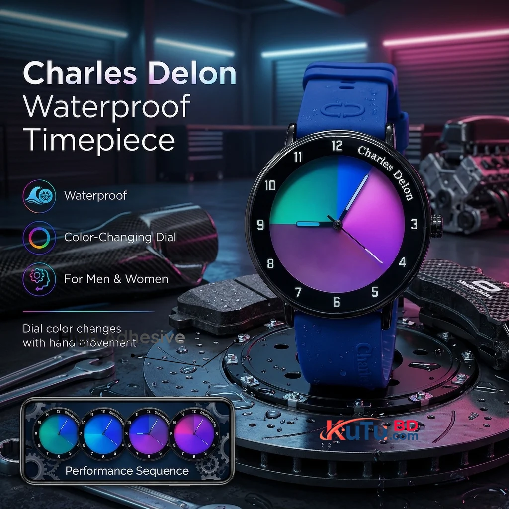 Charles Delon Colour Changing Waterproof Watch for Men & Women